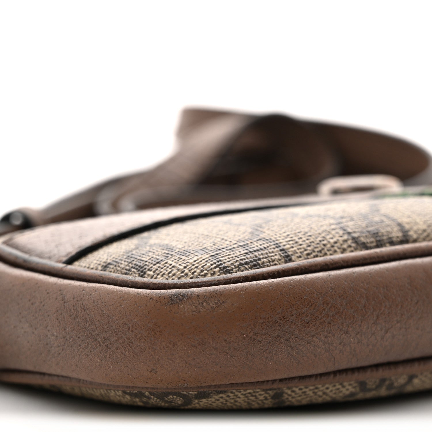 Gucci GG Supreme Monogram Web Mini Ophidia GG Bag Brown 9 of 16
