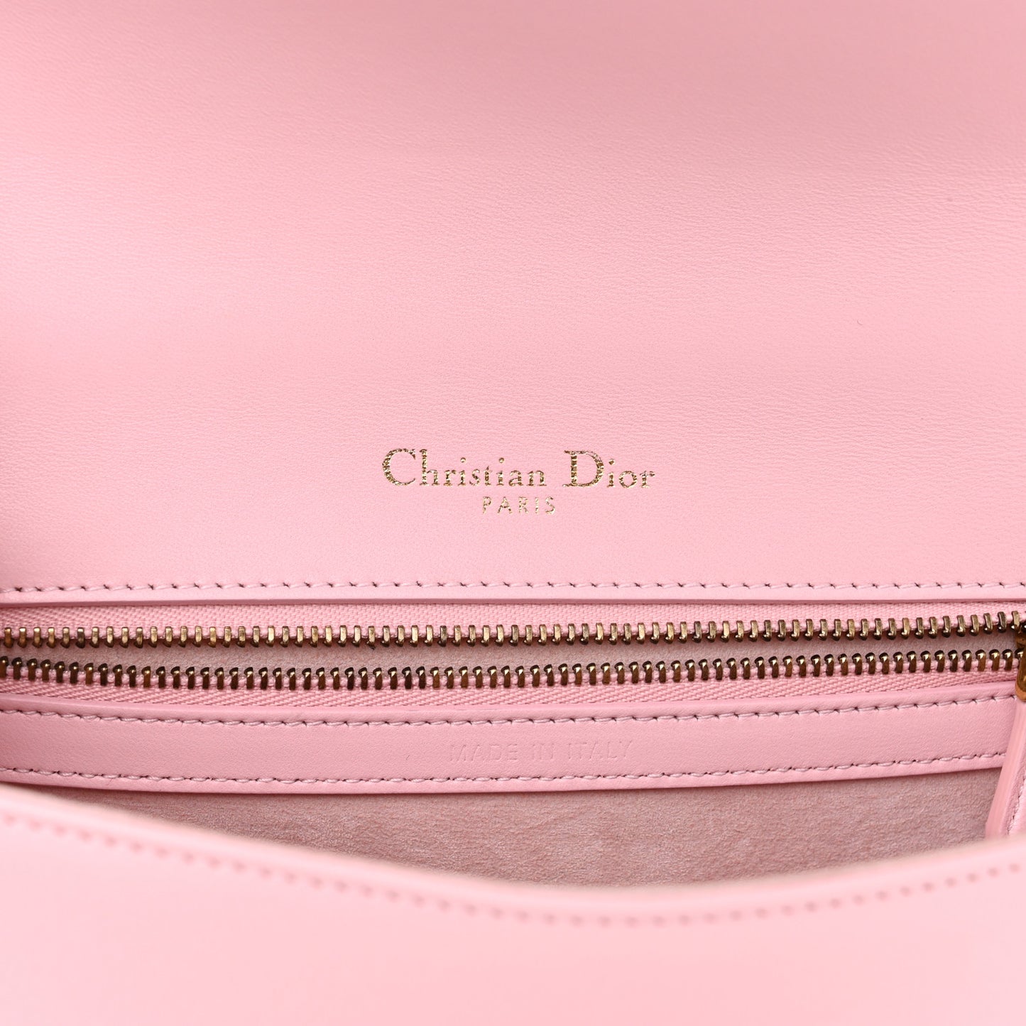 Lambskin Studded Small Diorama Flap Bag Baby Pink