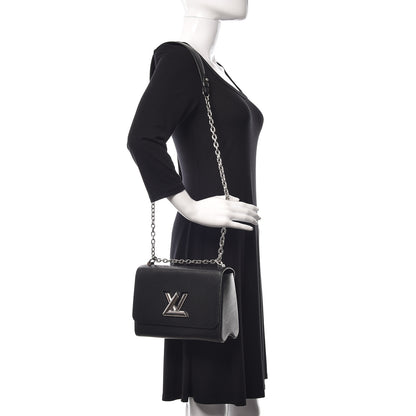 Louis Vuitton Epi Twist Shoulder Bag MM Black 2 of 12