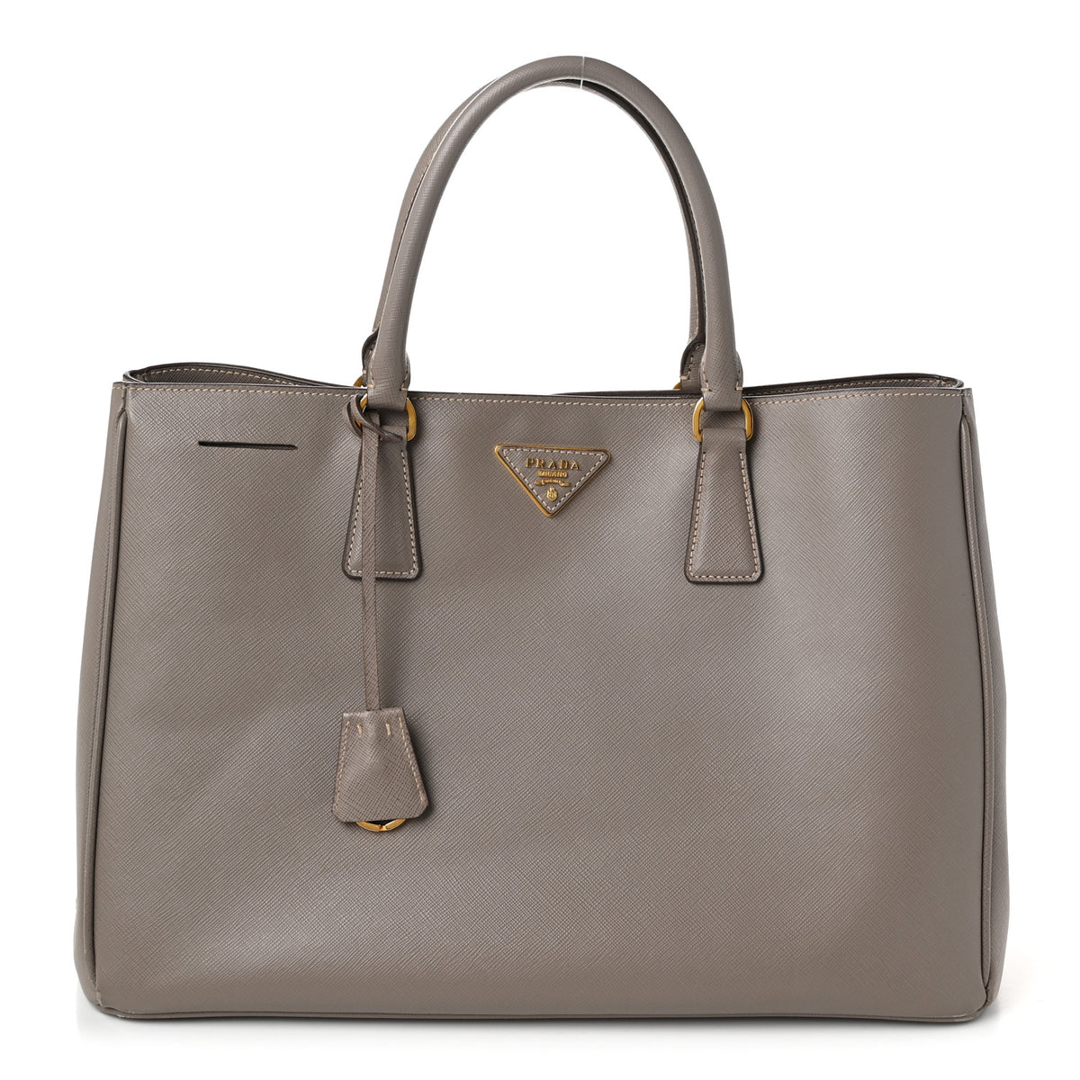 Prada Saffiano Lux Large Tote Argilla 1 of 13