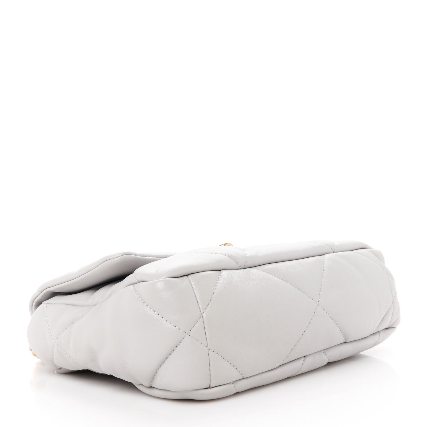 Lambskin Quilted Medium Chanel 19 Flap Grey