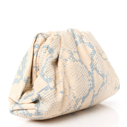 Bottega Veneta Goatskin Snakeskin Teen Pouch Cantaloupe 3 of 11