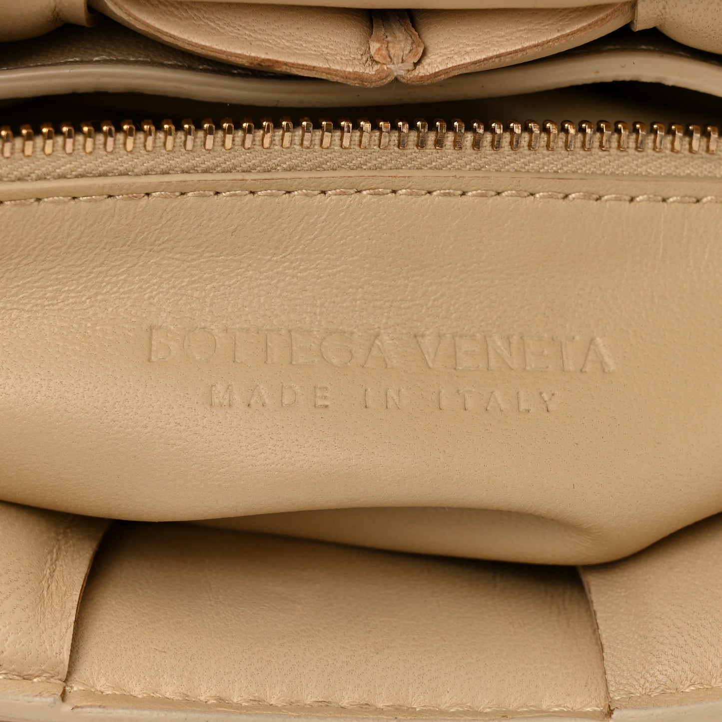 Lambskin Maxi Intrecciato Padded Chain Cassette Crossbody Bag Porridge