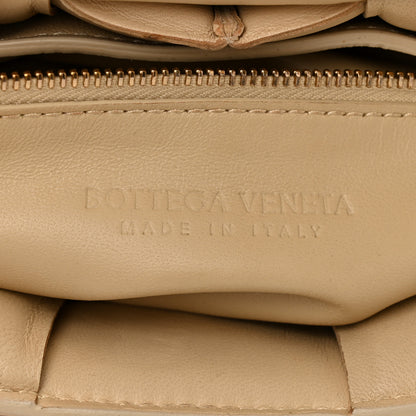 Bottega Veneta Lambskin Maxi Intrecciato Padded Chain Cassette Crossbody Bag Porridge 6 of 13