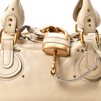 Chloe Calfskin Medium Paddington Satchel Beige 8 of 10
