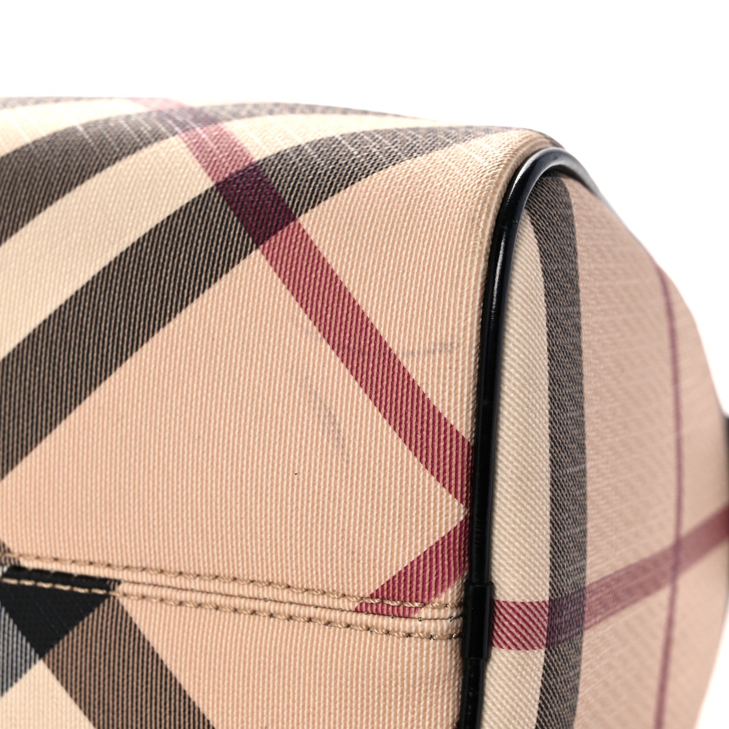 Nova Check Small Chester Bowling Bag Black