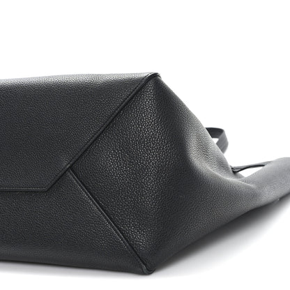 Celine Soft Grained Calfskin Small Belt Cabas Phantom Black 9 of 10