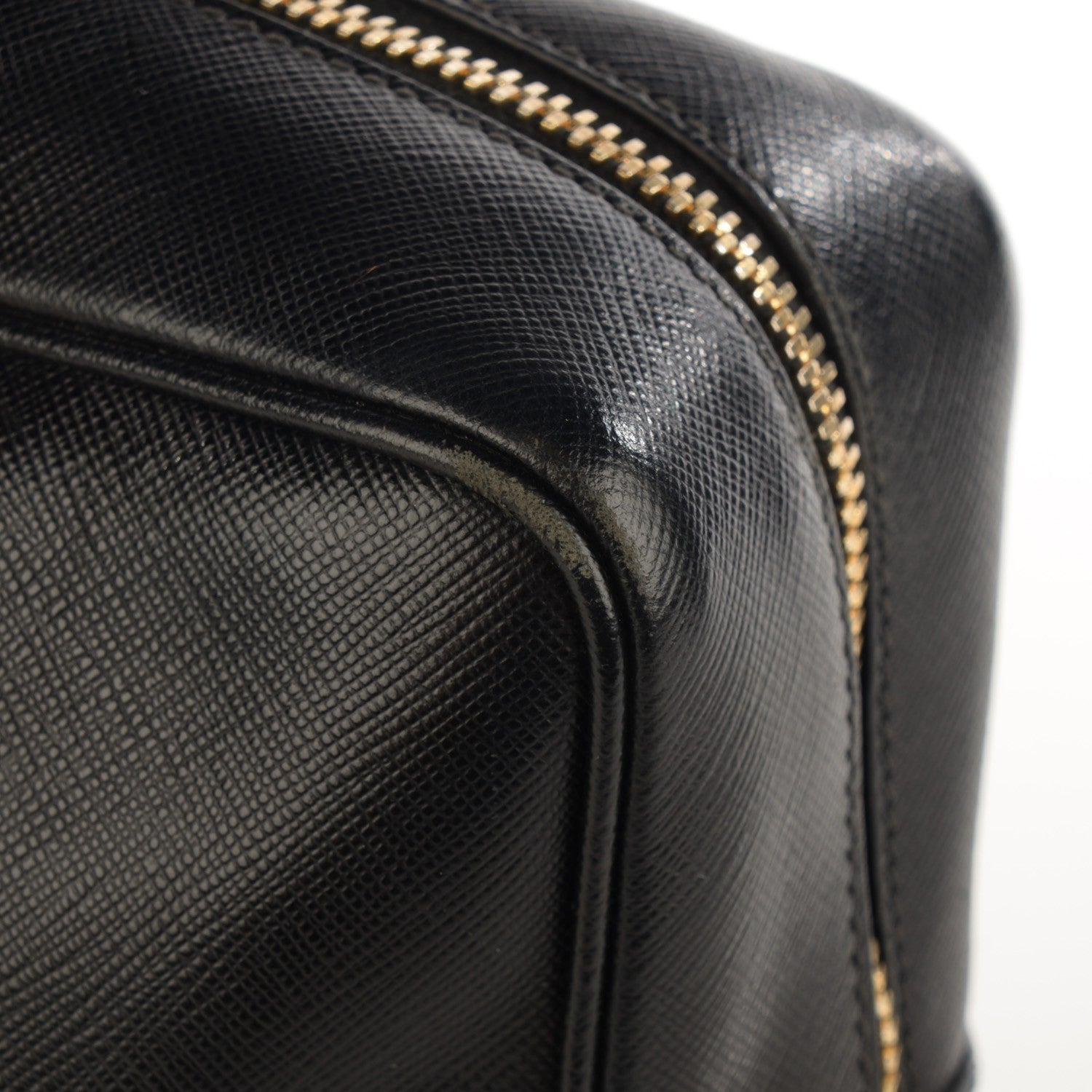 Prada Saffiano Lux Bowler Black 10 of 10