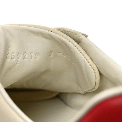 Gucci X FREYA HARTAS Calfskin Miro Soft Web Mythical Creature Embroidered Mens Ace Sneakers 8 New Mystic White 9 of 10