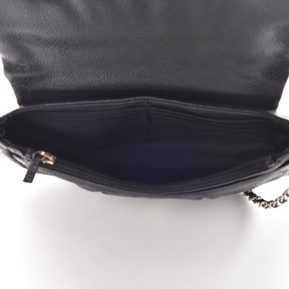 Chanel Caviar Half Moon Wallet On Chain WOC Black 5 of 10