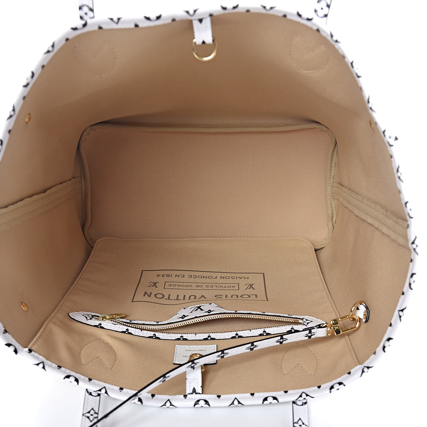 Louis Vuitton Monogram Giant Neverfull MM Kaki 8 of 10