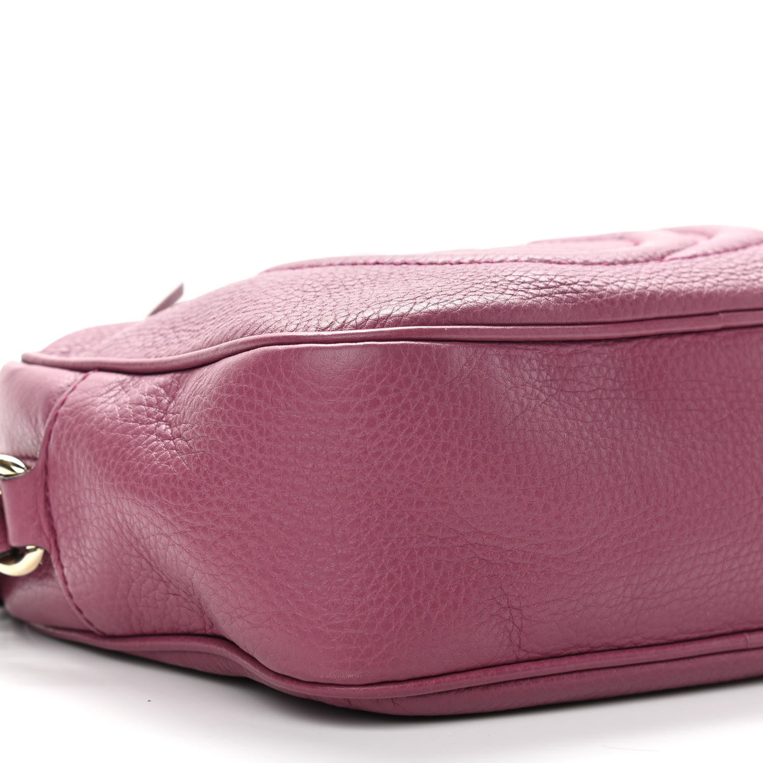 Gucci Pebbled Calfskin Small Soho Disco Bag Peonia Flower 8 of 10