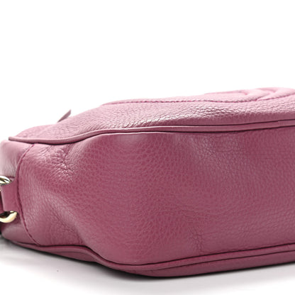 Gucci Pebbled Calfskin Small Soho Disco Bag Peonia Flower 8 of 10