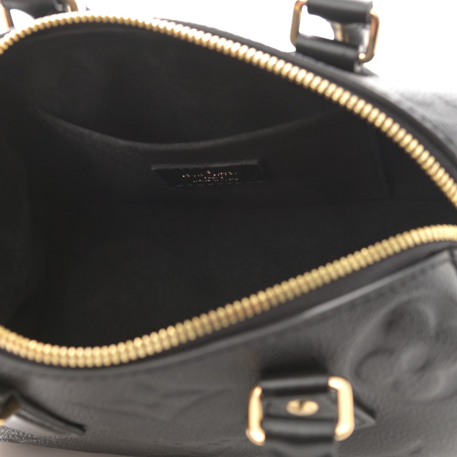 Louis Vuitton Empreinte Monogram Giant Speedy Bandouliere 20 Black 5 of 7
