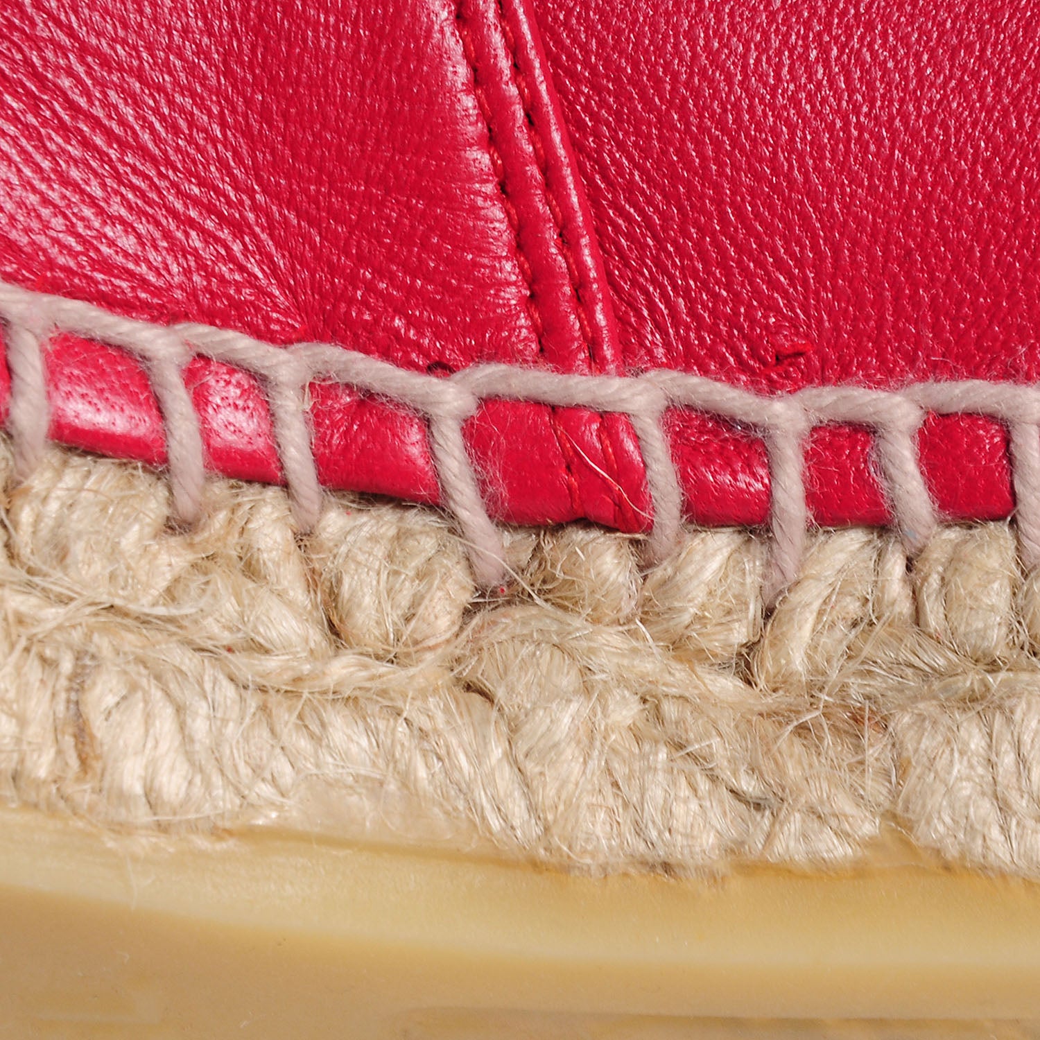 Chanel Lambskin CC Espadrilles 38 Red 5 of 9