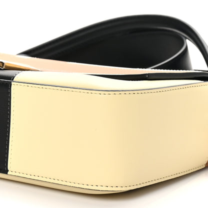Fendi Vitello Grace Intarsio Geometric Brandy Black Multicolor 10 of 10