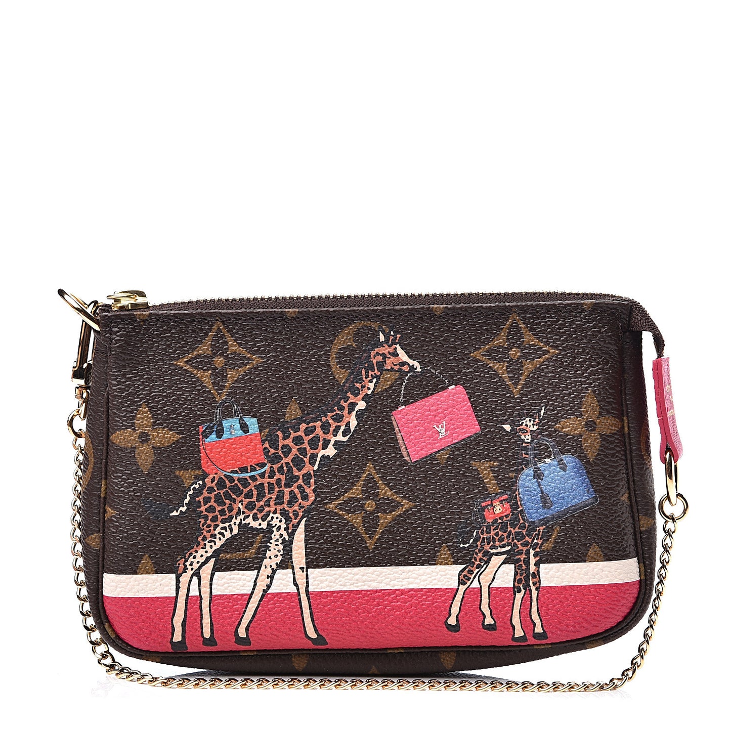 Monogram 2017 Christmas Animation Mini Pochette Accessories