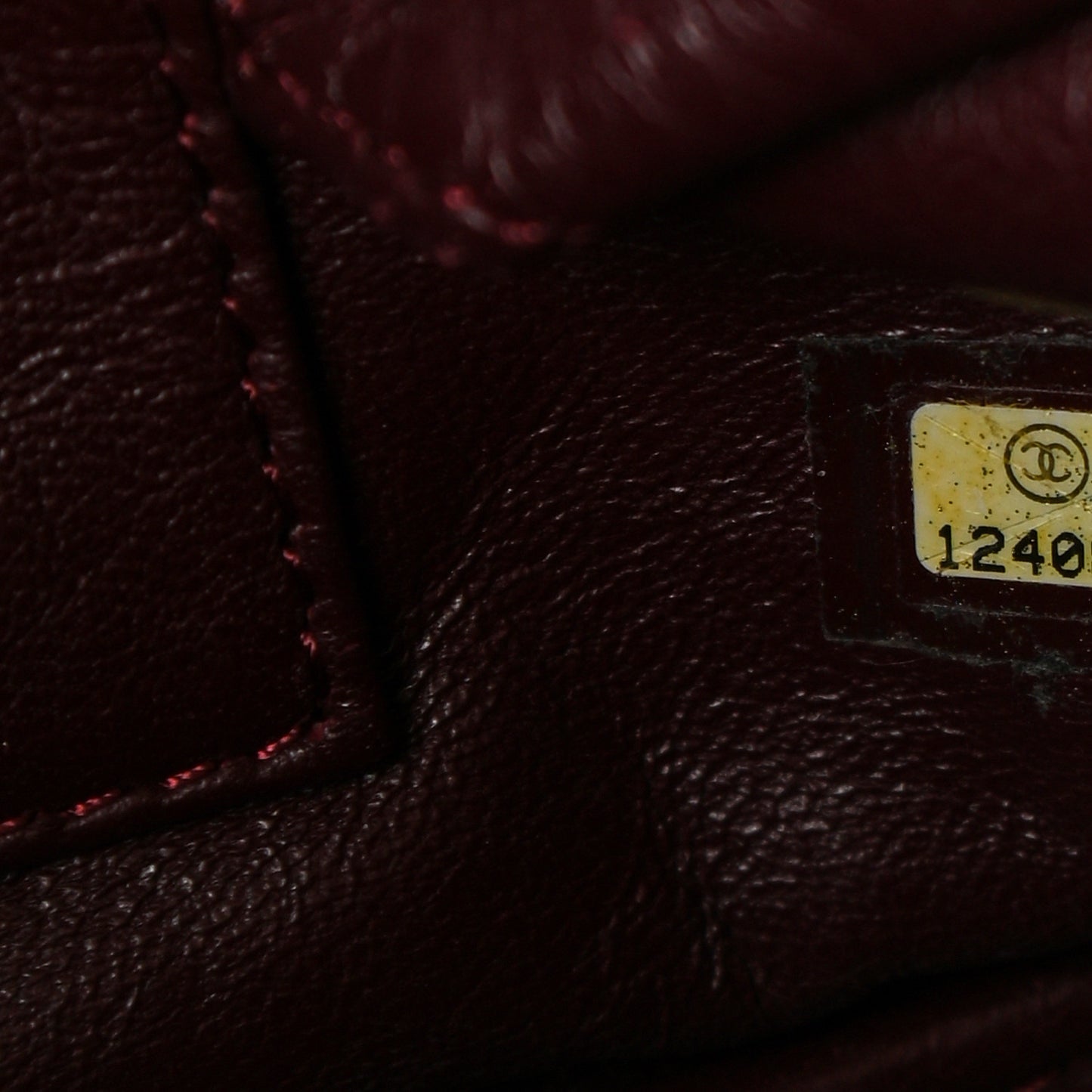 Aged Calfskin Quilted Large Reissue Camera Case Black