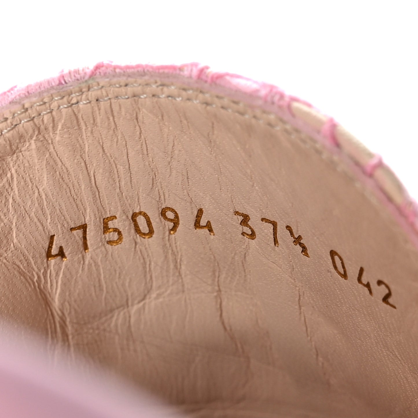 Lace Malaga Kid Womens Princetown Slippers 37.5 Sugar Pink Skin Rose