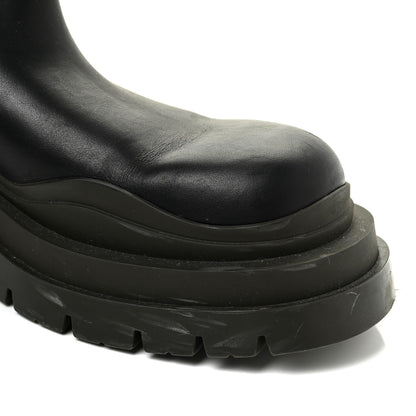 Bottega Veneta Calfskin The Tire High Boots 41 Black Camping 14 of 19