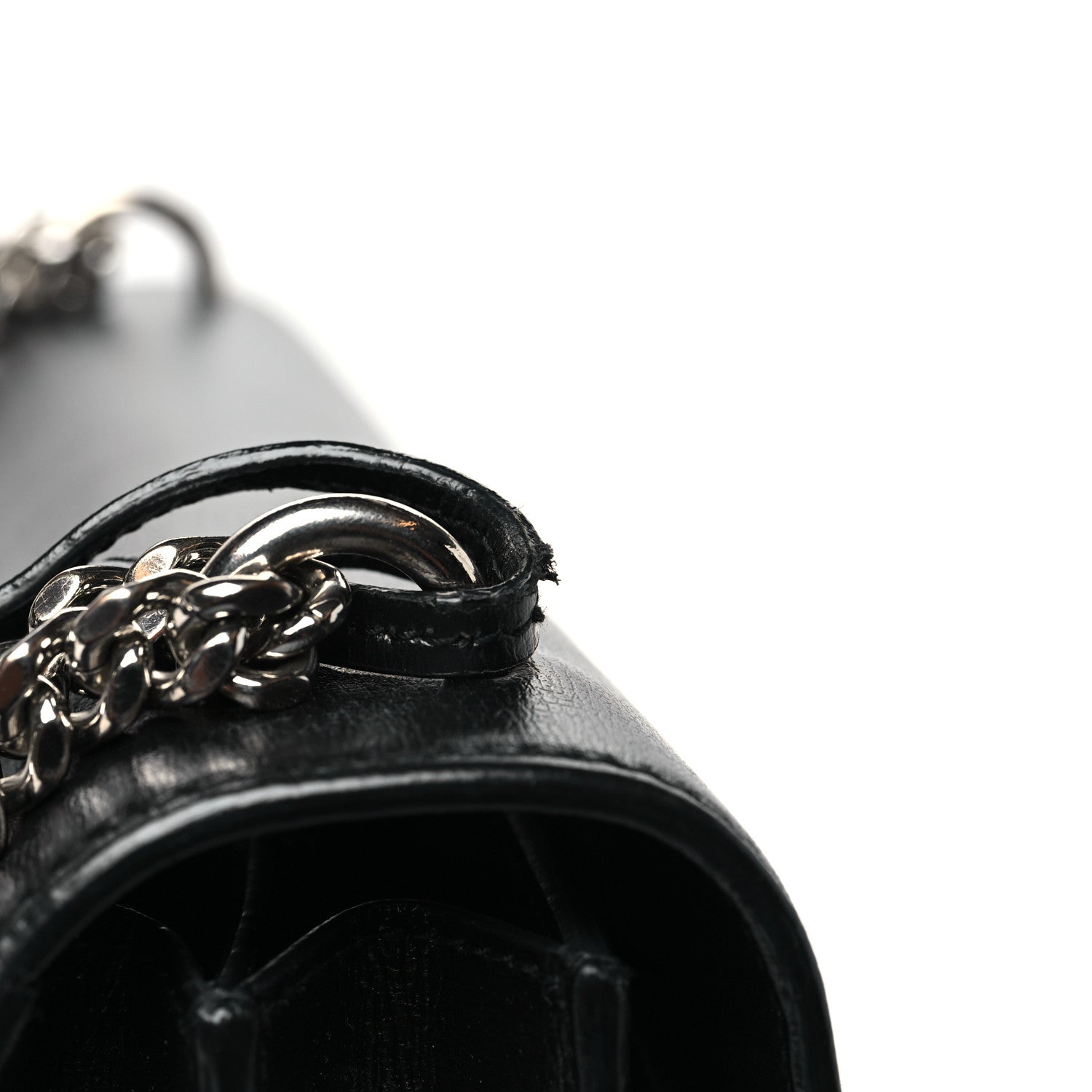 Saint Laurent Calfskin Medium Monogram Sunset Black 11 of 11