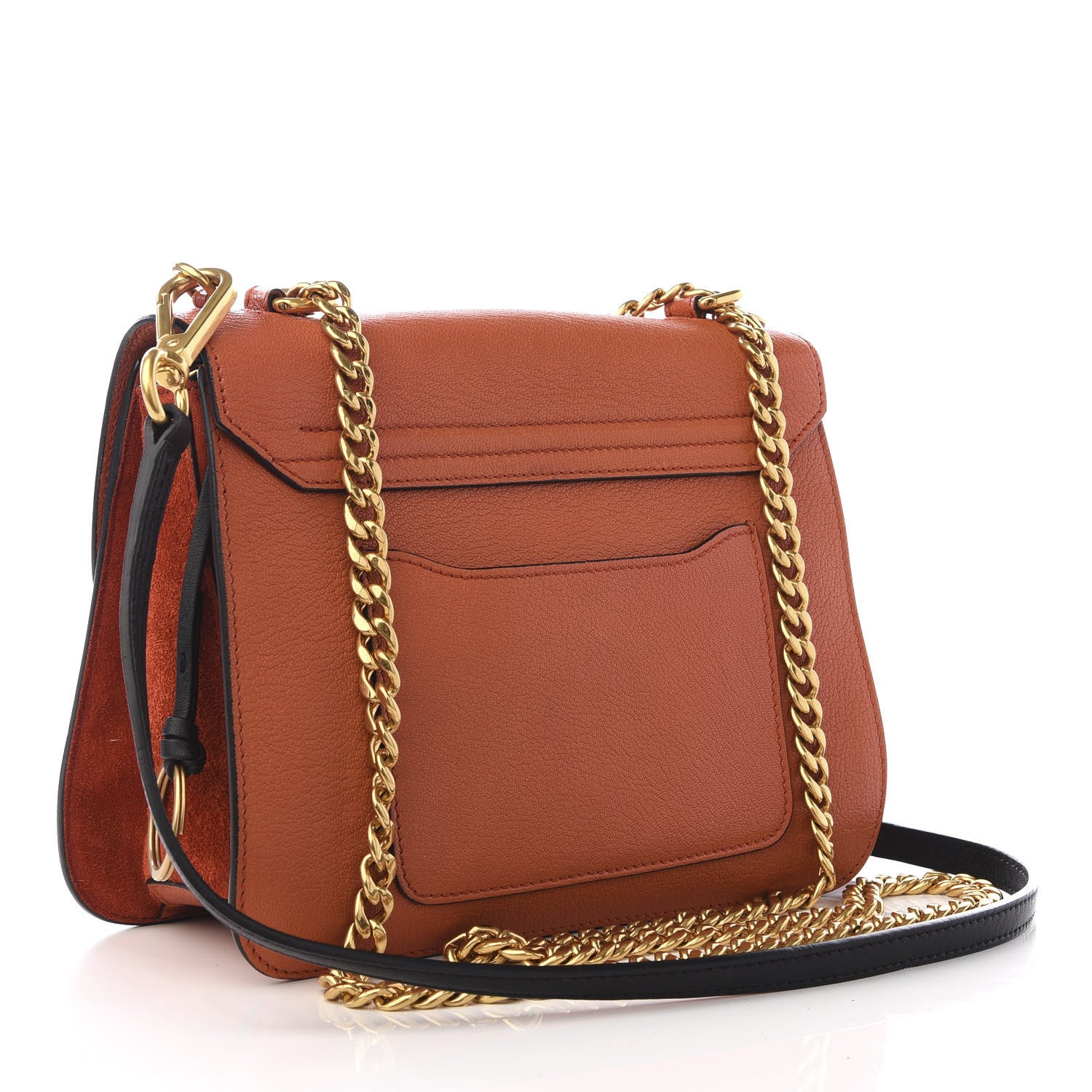 Chloe Goatskin Medium Mily Shoulder Bag Sepia Red 2 of 9