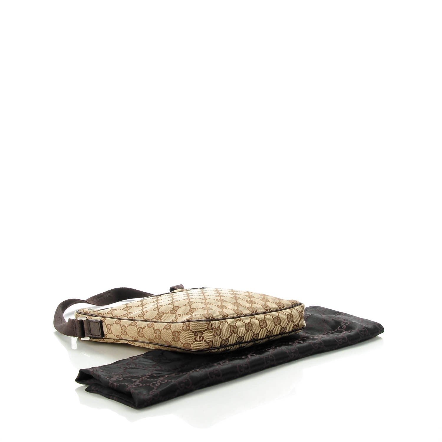 Gucci Monogram Messenger Bag Dark Brown 4 of 7