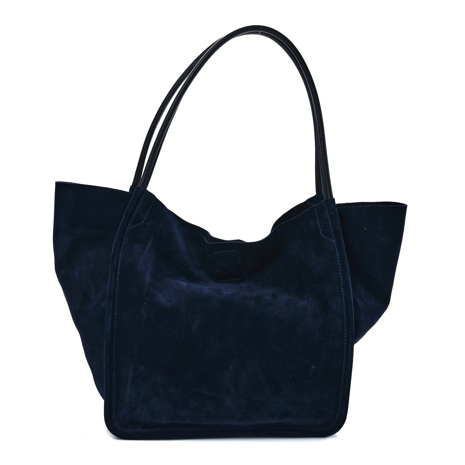 Proenza Schouler Suede Extra Large Tote Navy 1 of 9