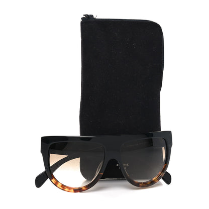 Celine Shadow Sunglasses CL 41026/S Black Havana 7 of 7