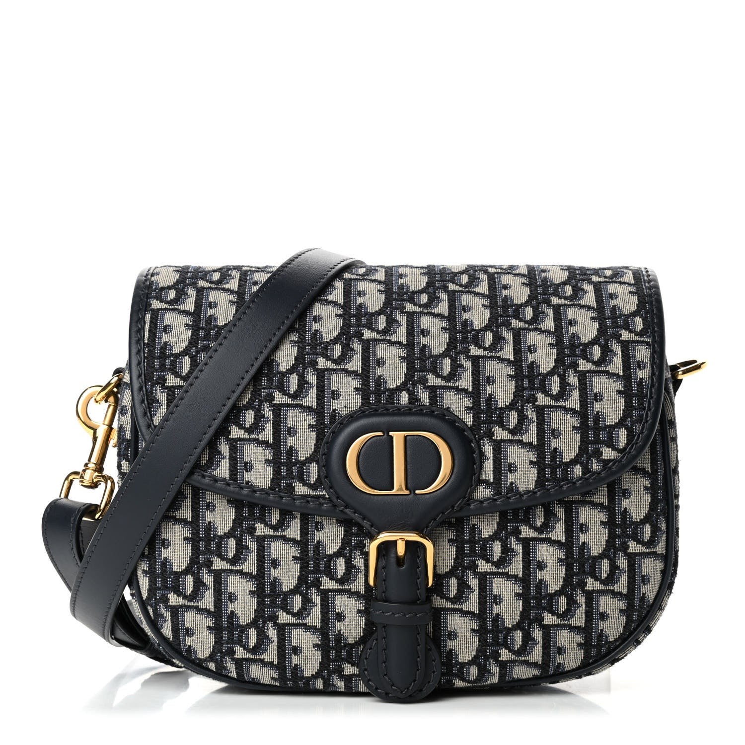 Christian Dior Oblique Medium Bobby Flap Blue 1 of 4