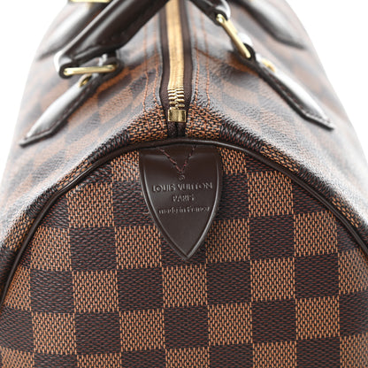 Louis Vuitton Damier Ebene Speedy 30 6 of 10