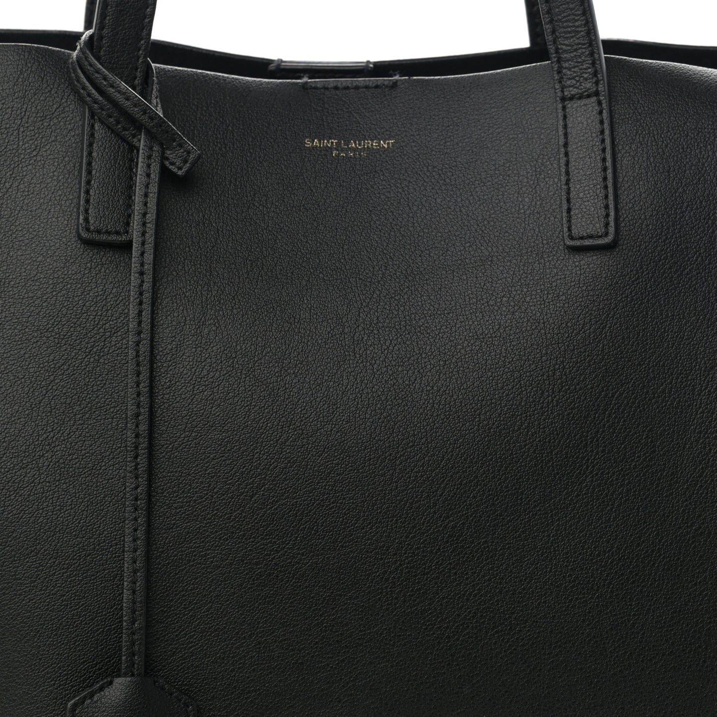 Calfskin Large Shopping Tote Black
