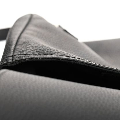 Burberry Soft Grain Calfskin Baby Bridle Saddle Bag Black 11 of 12