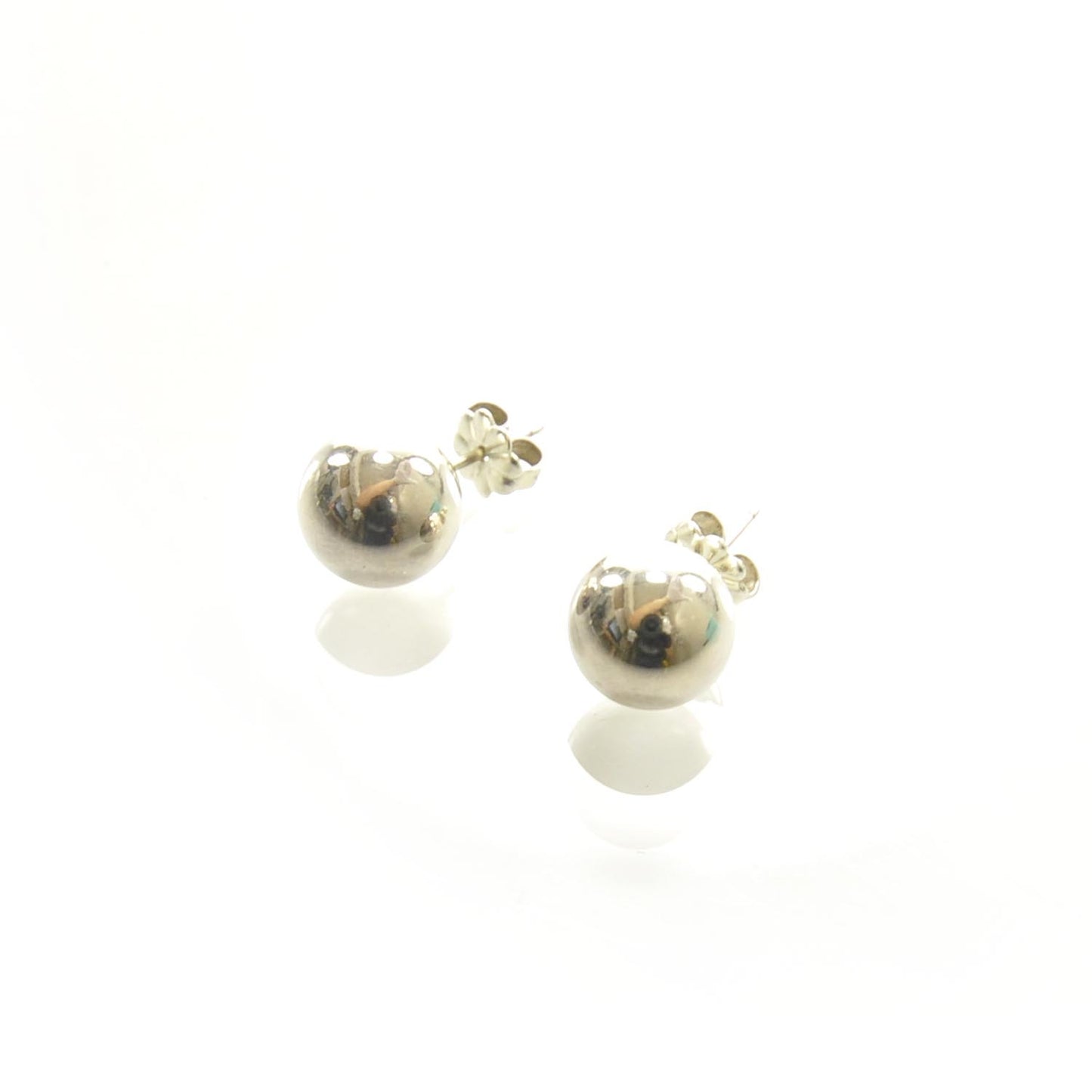 Sterling Silver 10mm HardWear Ball Earrings