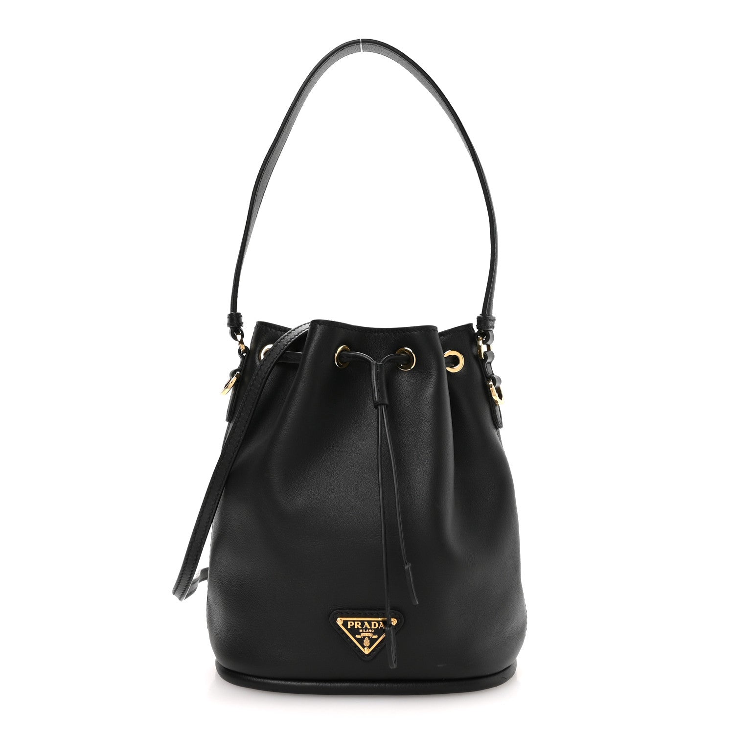 Prada Nappa Mini Re-Edition 1978 Bucket Bag Black 1 of 10
