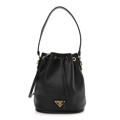Prada Nappa Mini Re-Edition 1978 Bucket Bag Black 1 of 10