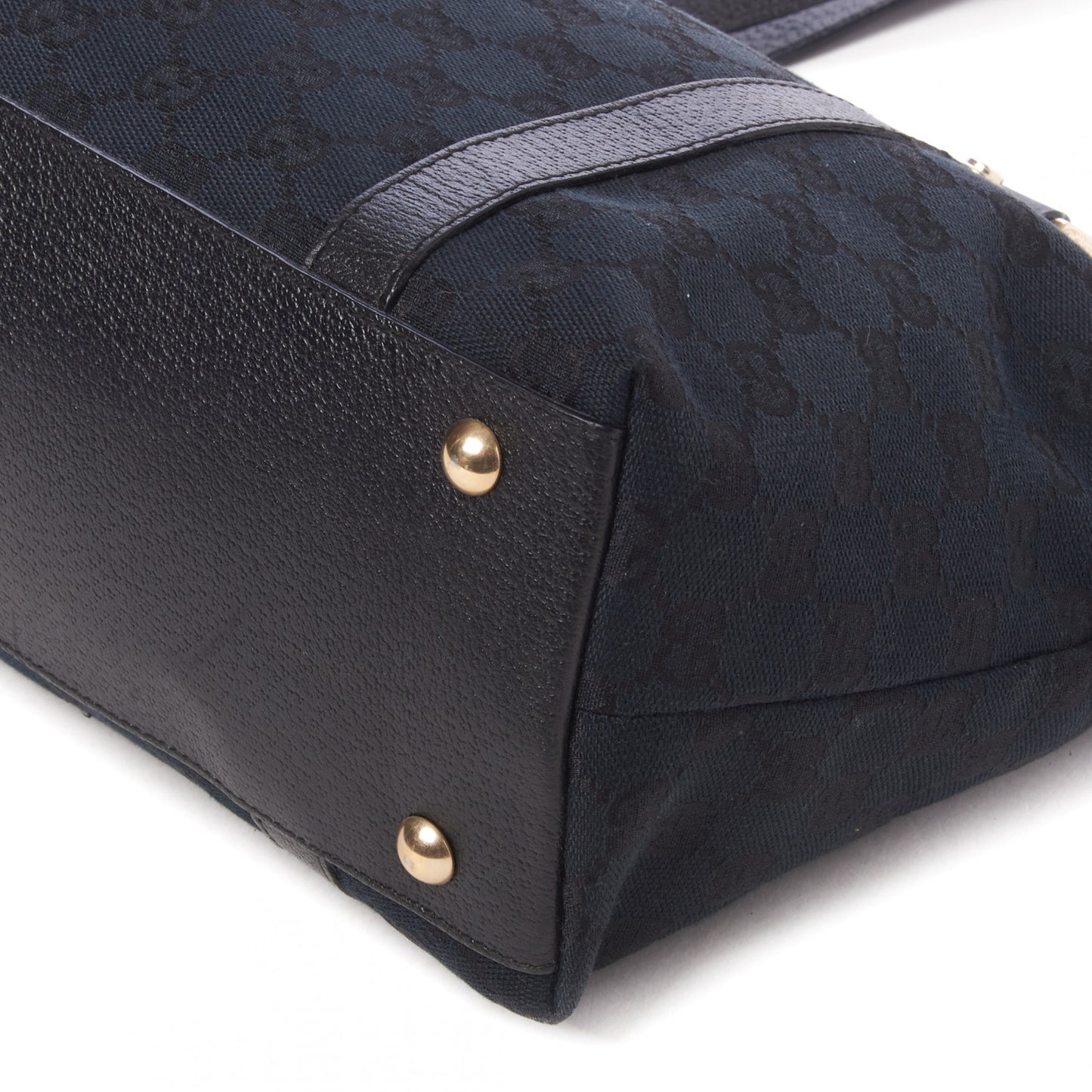 Monogram Medium Abbey Tote Black