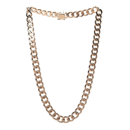 Tiffany 14K Yellow Gold Curb Link Chain Necklace 3 of 5