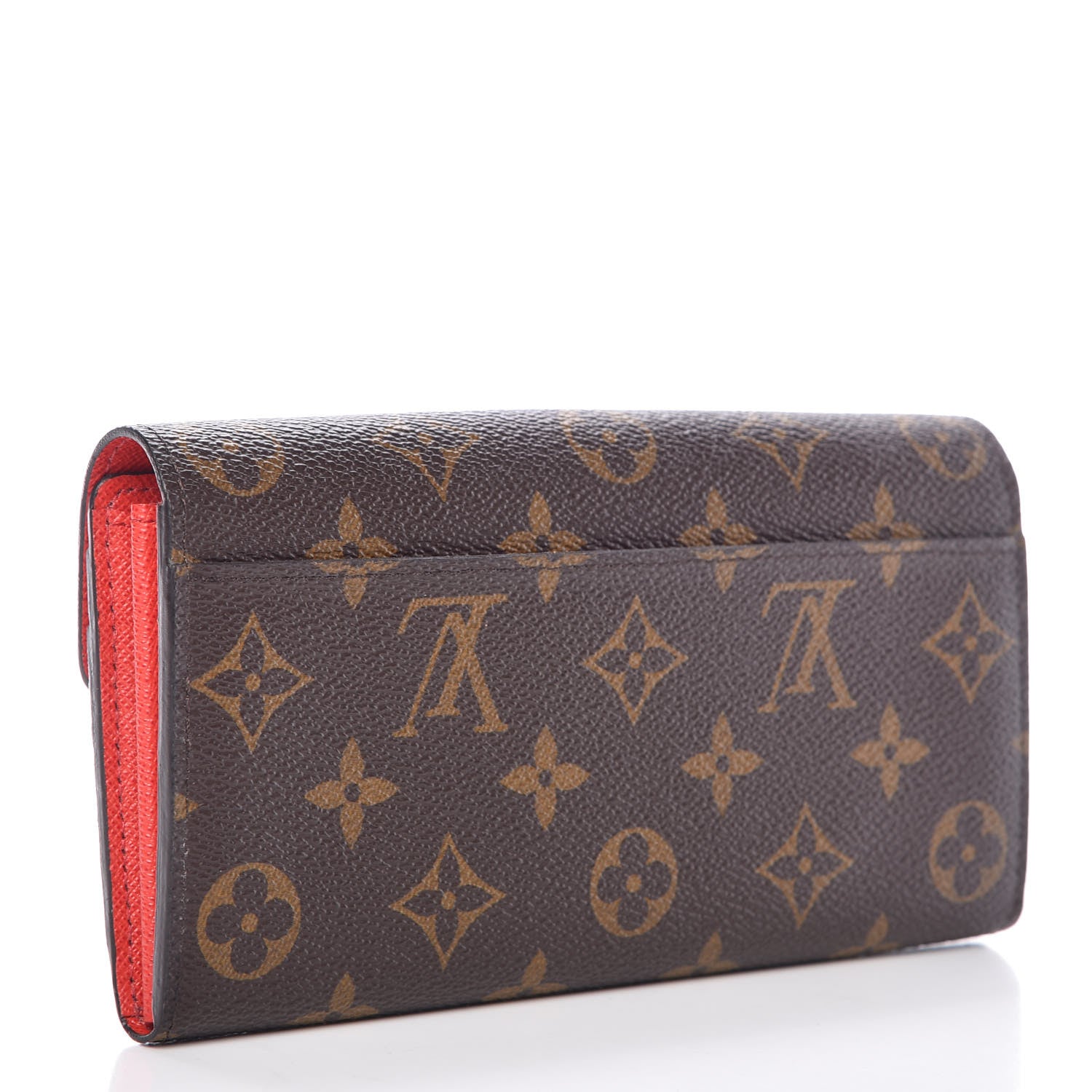 Louis Vuitton Monogram Sarah Wallet NM Coquelicot 3 of 8