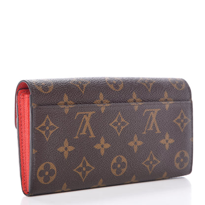 Louis Vuitton Monogram Sarah Wallet NM Coquelicot 3 of 8