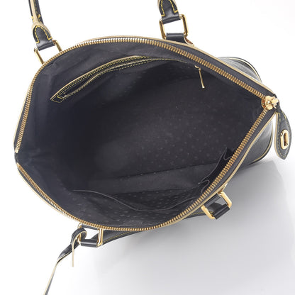 Louis Vuitton Suhali Lockit MM Black 5 of 18