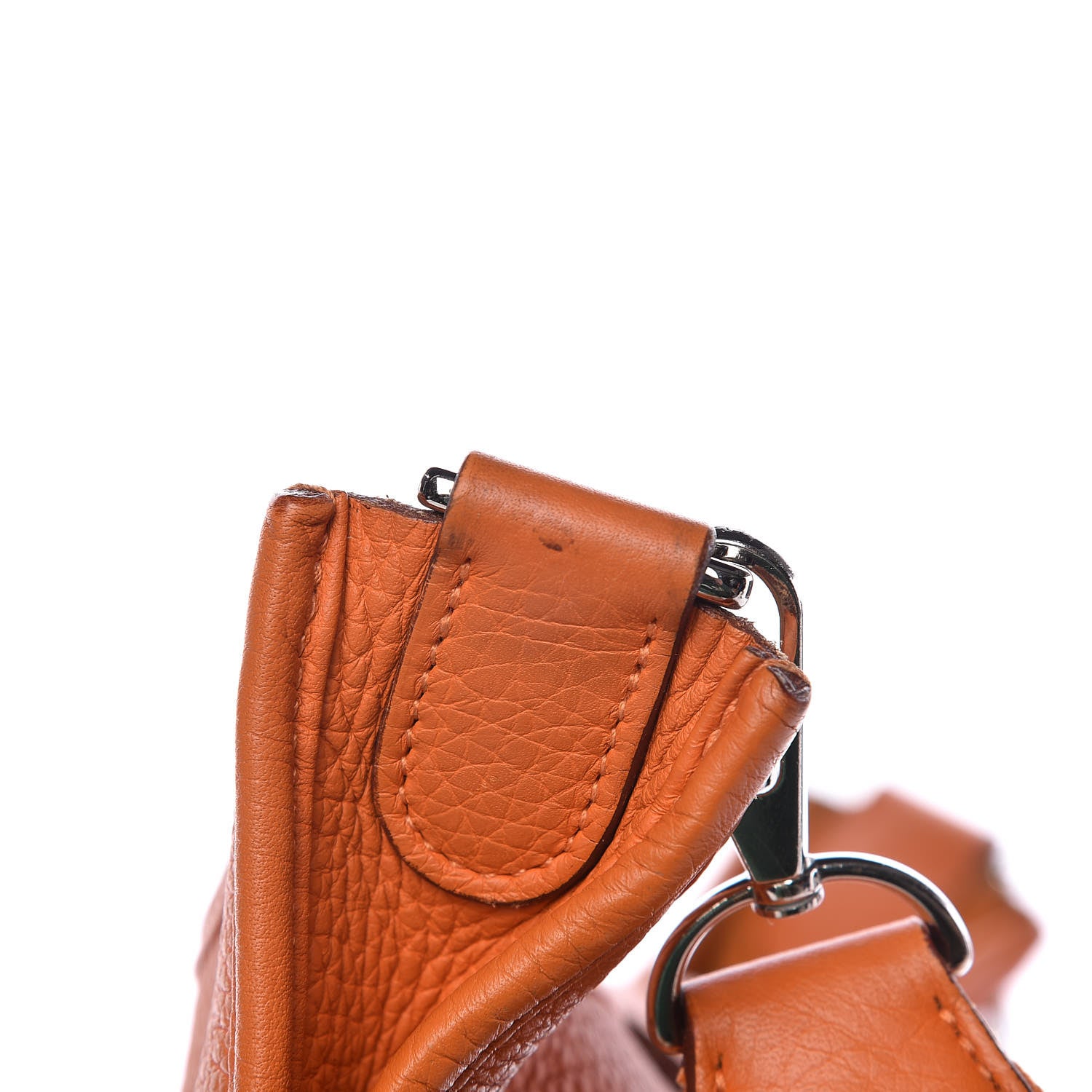 Hermes Togo Evelyne III GM Orange 11 of 14