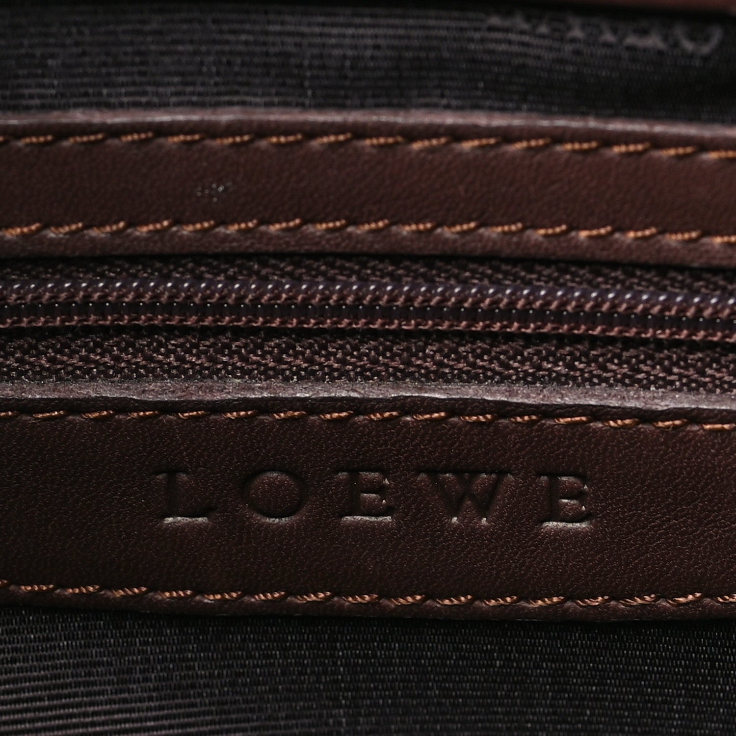 Loewe Nappa Anagram Bag Brown 6 of 9