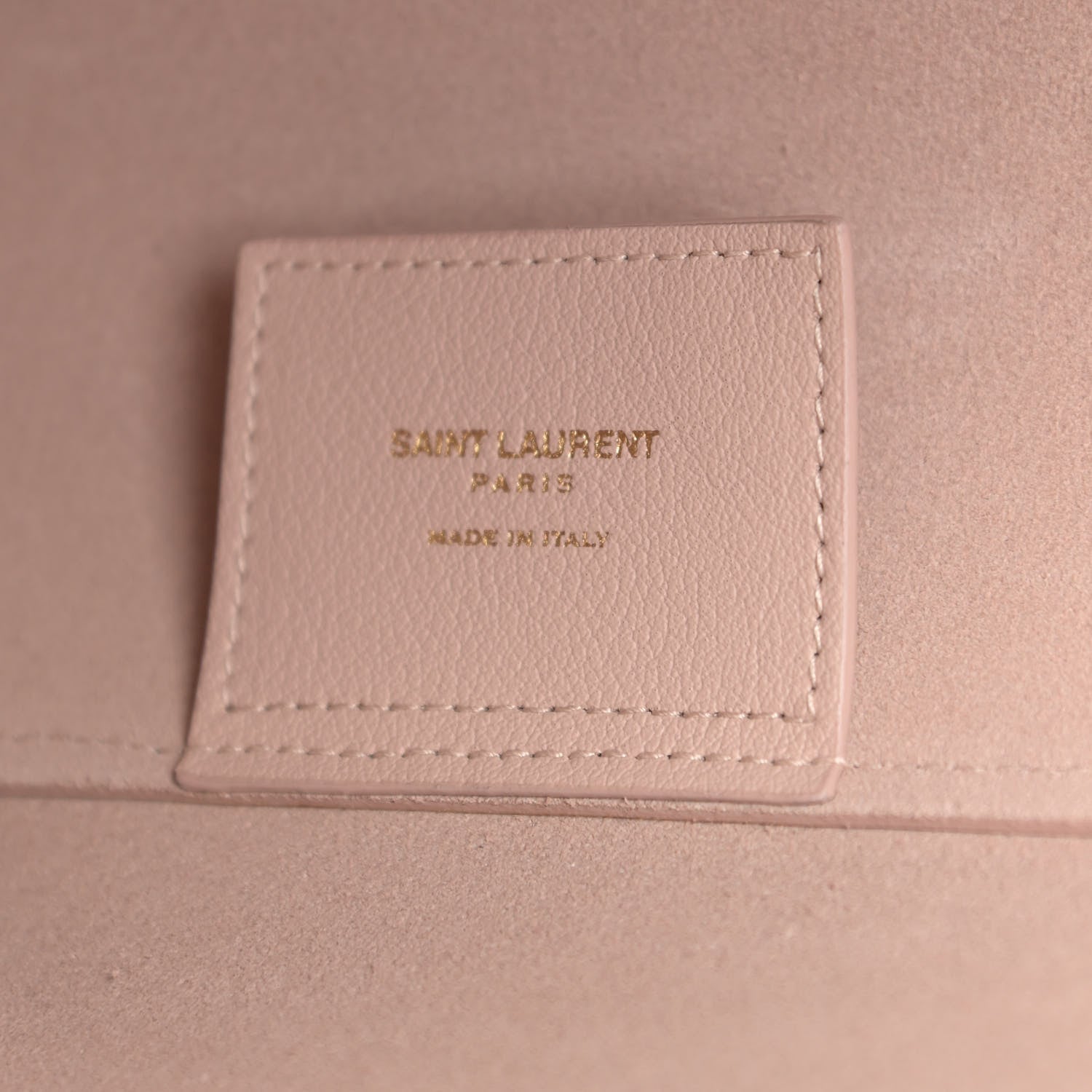 Saint Laurent Calfskin Large Shopping Tote Pale Blush 7 of 18
