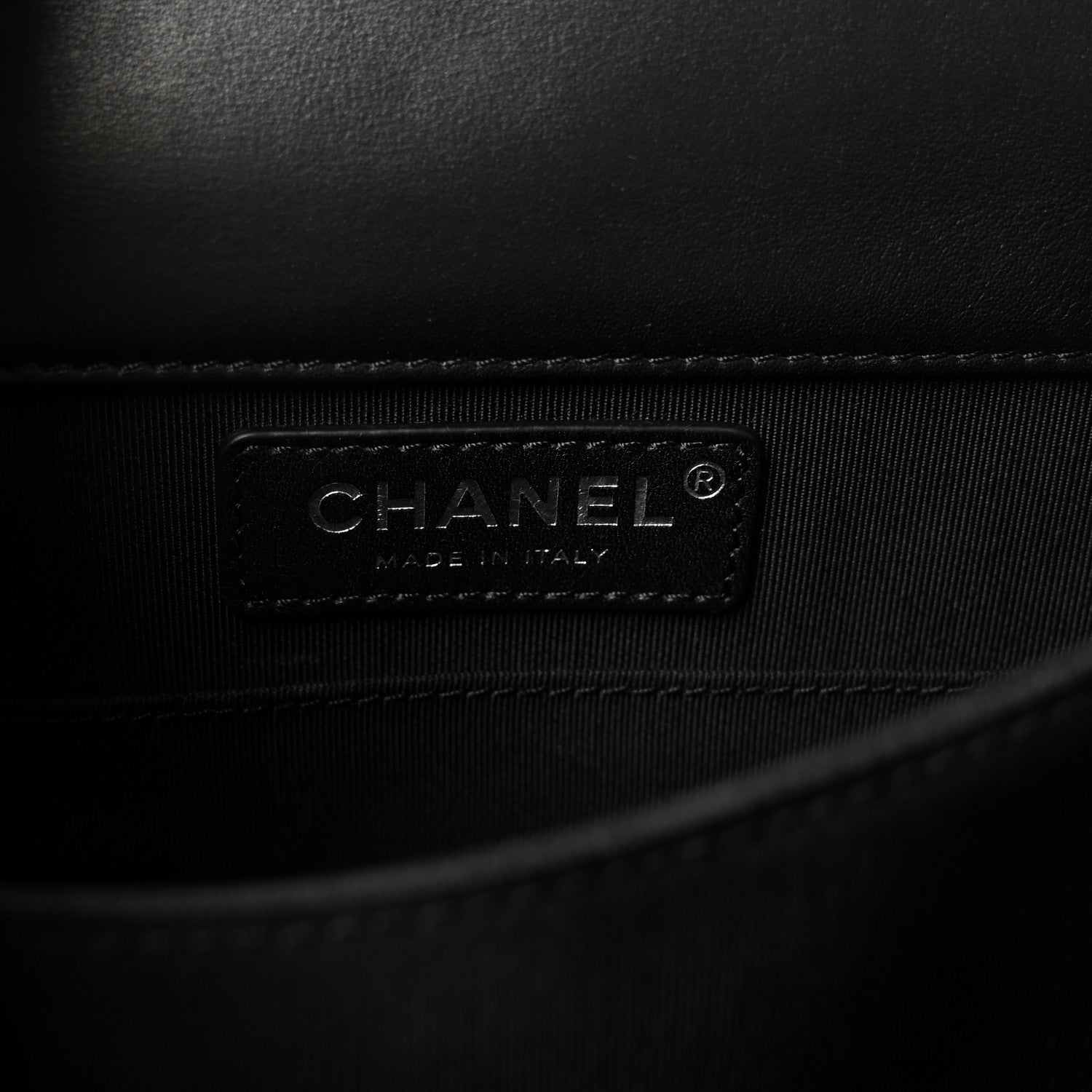 Chanel Calfskin Quilted North South Boy Flap Black 6 of 10