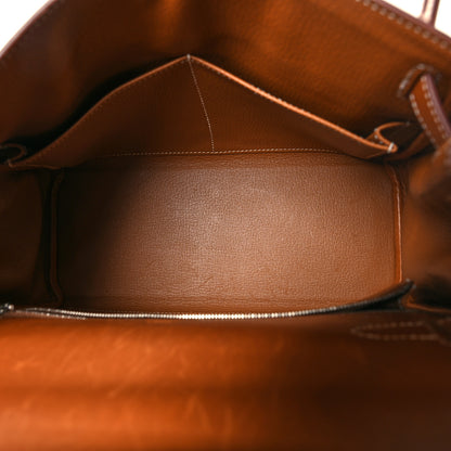 Hermes Natural Barenia Toile De Camp Dechainee Kelly 28 Fauve 5 of 12