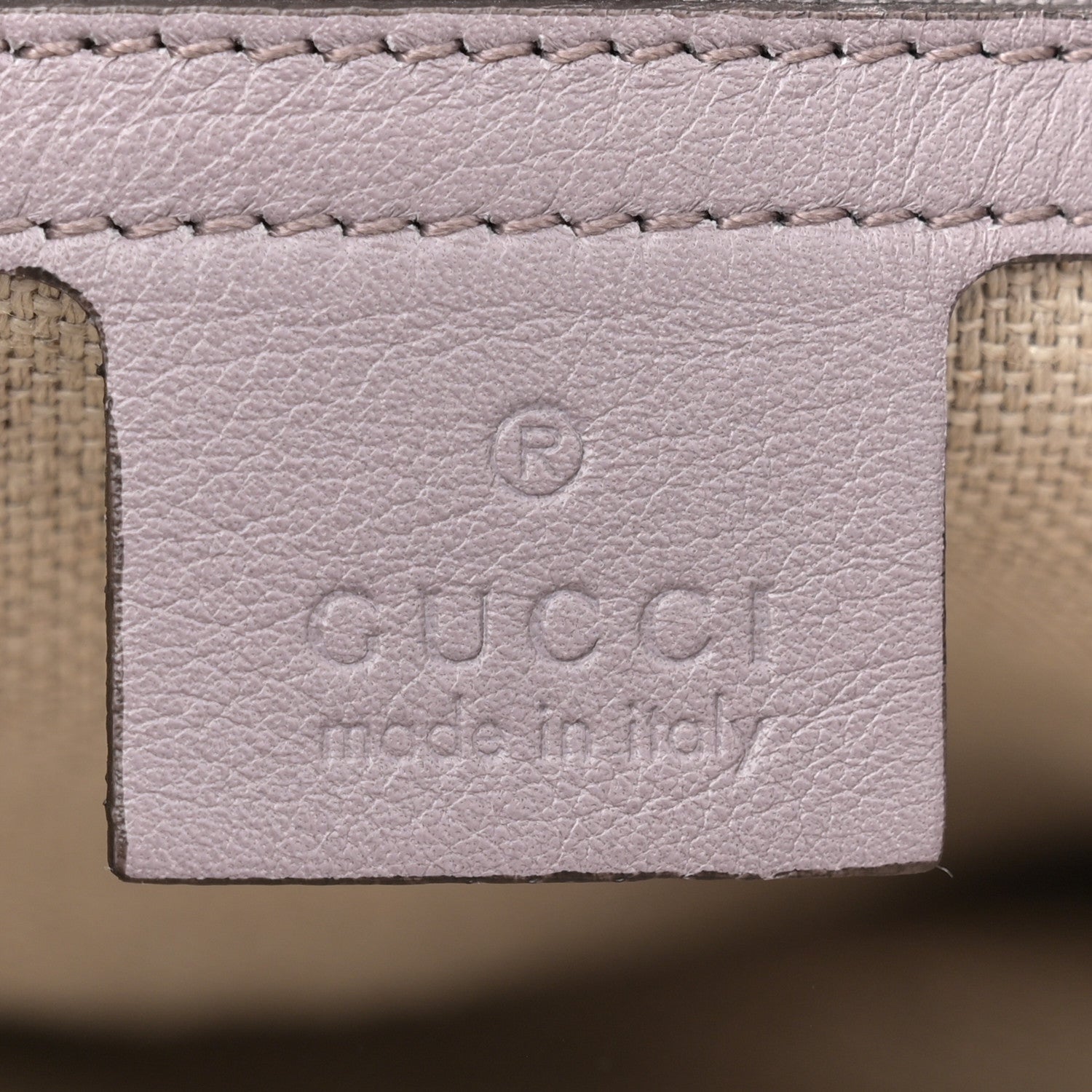 Gucci Lambskin Medium 1970 Shoulder Bag Light Purple 6 of 13