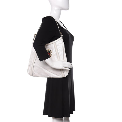 Gucci Dialux Medium Britt Shoulder Bag Off White 2 of 10