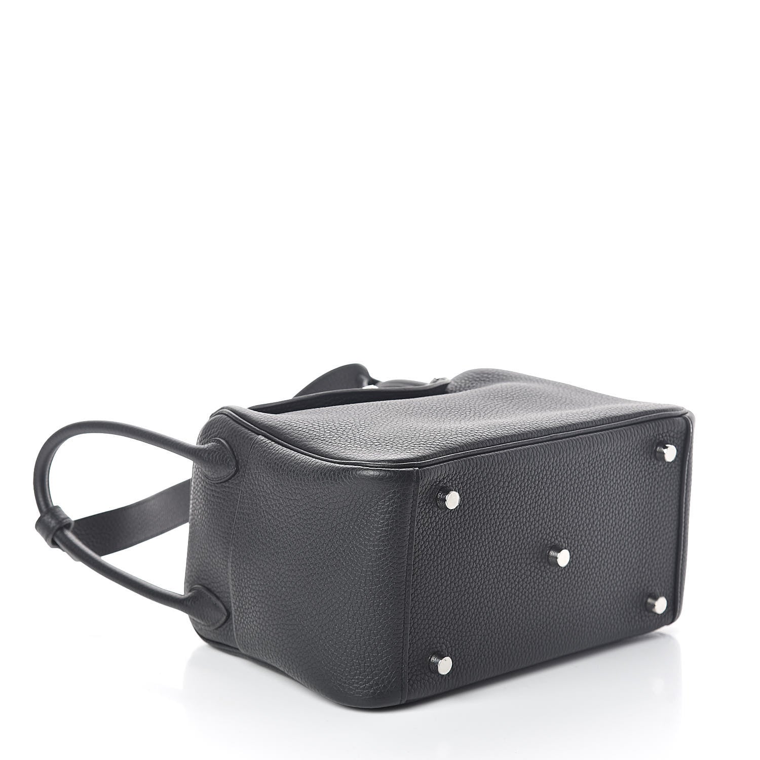 Hermes Taurillon Clemence Lindy 26 Black 4 of 11