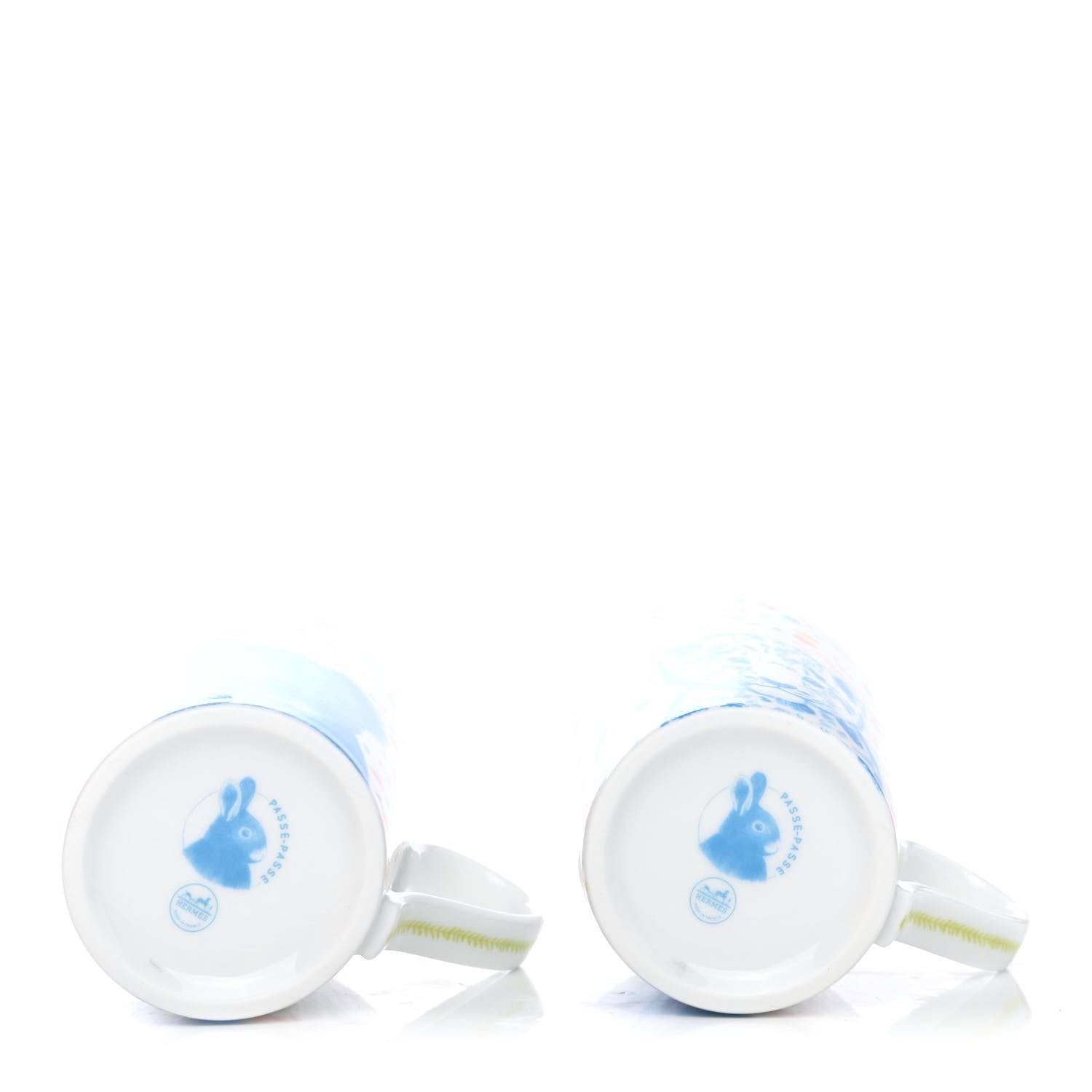 Hermes Porcelain Passe-Passe Mug Set of 2 4 of 4